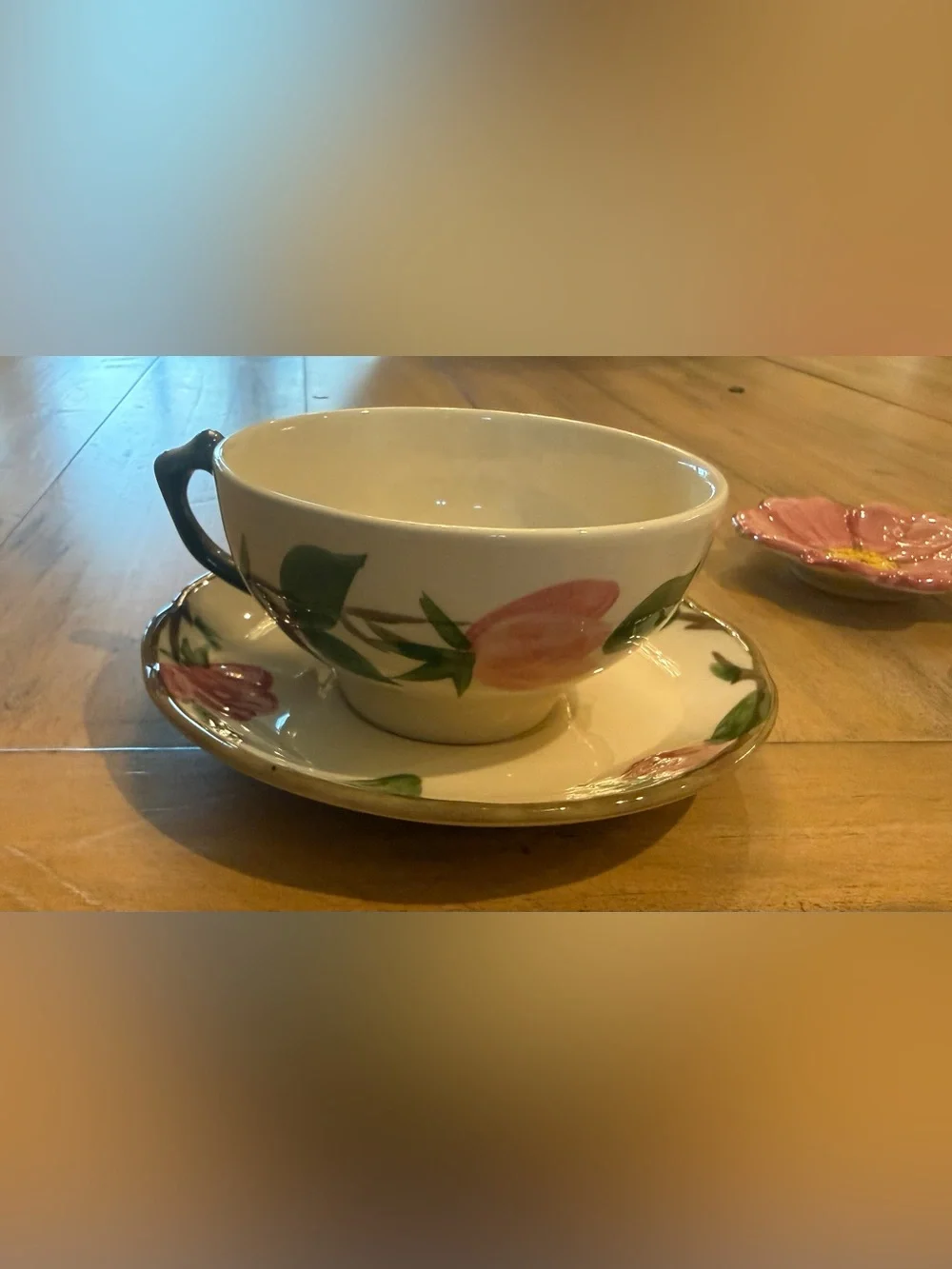 Franciscan Desert Rose Cup & Saucer Set England Teacup